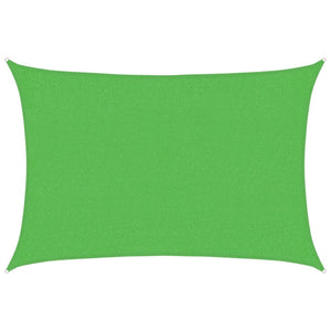 vidaXL Sunshade Sail 160 g/m² Light Green 2x3 m HDPE