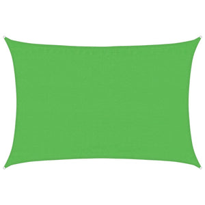 vidaXL Sunshade Sail 160 g/m² Light Green 3.5x5 m HDPE