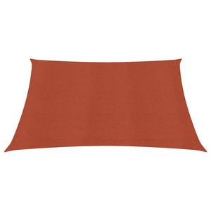 vidaXL Sunshade Sail 160 g/m² Terracotta 4x4 m HDPE