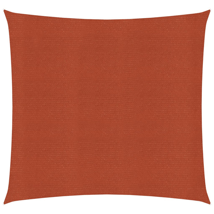 vidaXL Sunshade Sail 160 g/m² Square Terracotta 4.5x4.5 m HDPE