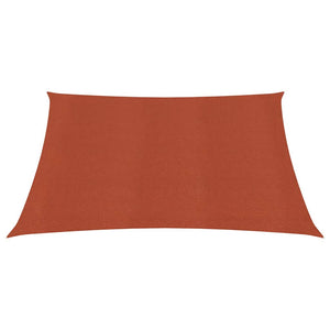 vidaXL Sunshade Sail 160 g/m² Square Terracotta 4.5x4.5 m HDPE