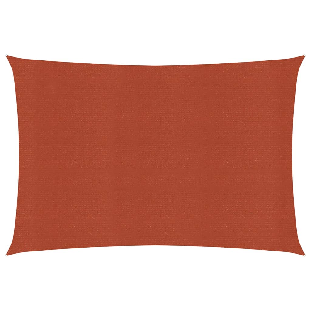 vidaXL Sunshade Sail 160 g/m² Terracotta 2x3 m HDPE