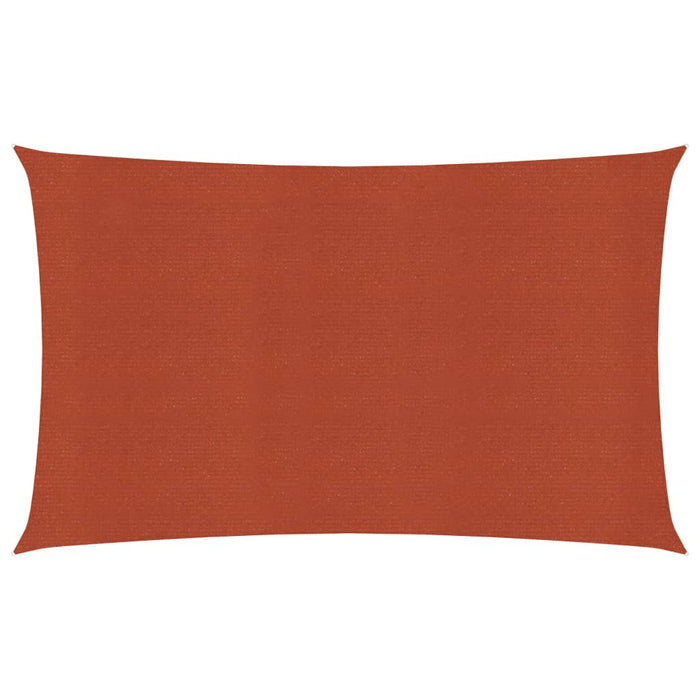 vidaXL Sunshade Sail 160 g/m² Terracotta 2x5 m HDPE