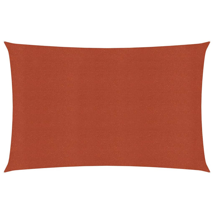 vidaXL Sunshade Sail 160 g/m² Terracotta 2.5x5 m HDPE