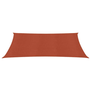 vidaXL Sunshade Sail 160 g/m² Terracotta 2.5x5 m HDPE