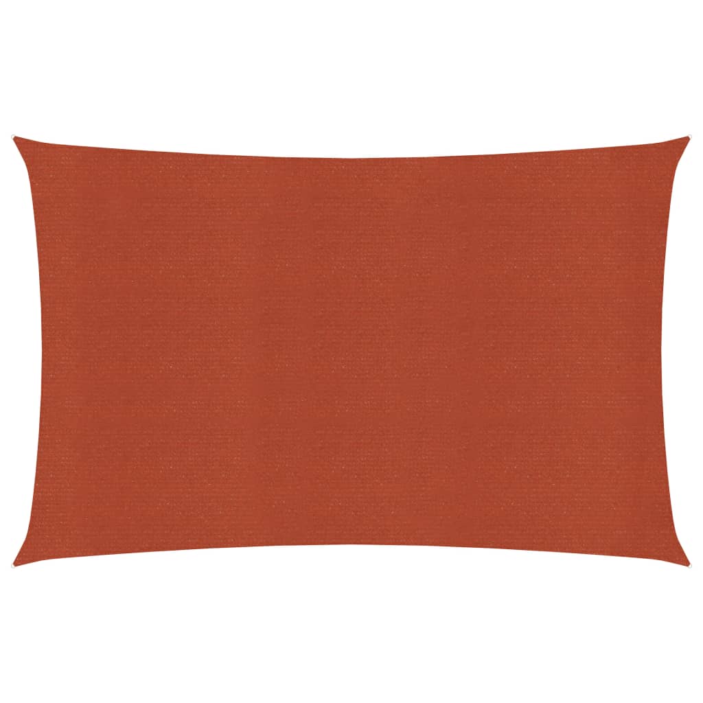 vidaXL Sunshade Sail 160 g/m² Terracotta 3x4.5 m HDPE