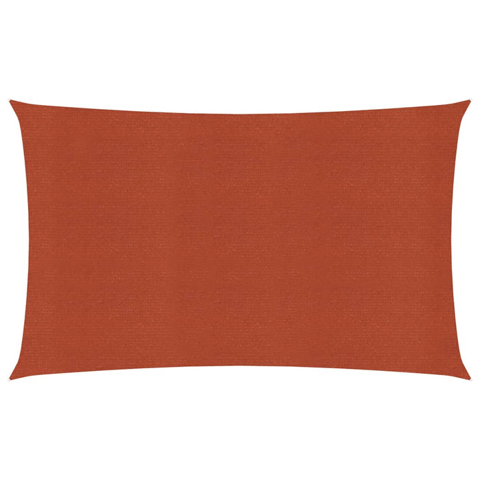 vidaXL Sunshade Sail 160 g/m² Terracotta 3x6 m HDPE