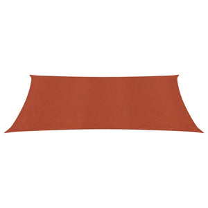 vidaXL Sunshade Sail 160 g/m² Rectangular Terracotta 3.5x5 m HDPE