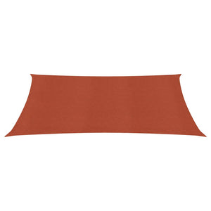 vidaXL Sunshade Sail 160 g/m² Terracotta 5x7 m HDPE