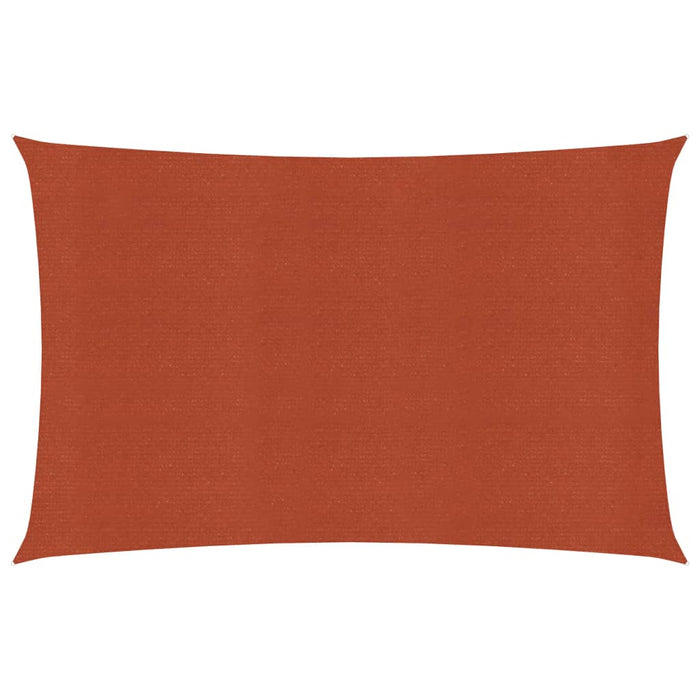 vidaXL Sunshade Sail 160 g/m² Terracotta 6x7 m HDPE