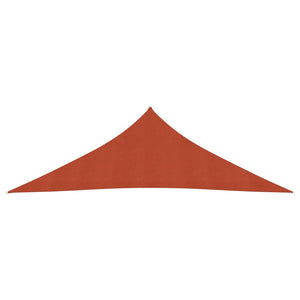 vidaXL Sunshade Sail 160 g/m² Terracotta 3.5x3.5x4.9 m HDPE