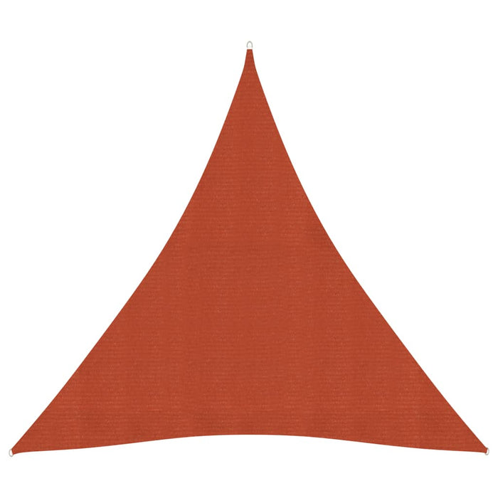 vidaXL Sunshade Sail 160 g/m² Terracotta 4x4x4 m HDPE