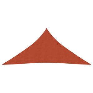 vidaXL Sunshade Sail 160 g/m² Terracotta 4x4x4 m HDPE