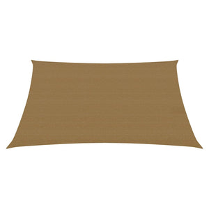 vidaXL Sunshade Sail 160 g/m² Taupe 2.5x2.5 m HDPE