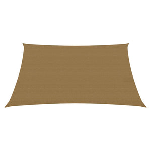 vidaXL Sunshade Sail 160 g/m² Taupe 3x3 m HDPE