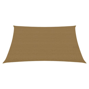 vidaXL Sunshade Sail 160 g/m² Taupe 4.5x4.5 m HDPE