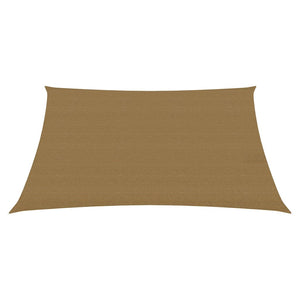 vidaXL Sunshade Sail 160 g/m² Taupe 2x2.5 m HDPE