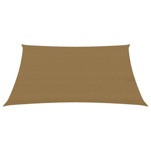 vidaXL Sunshade Sail 160 g/m² Taupe 2x3.5 m HDPE