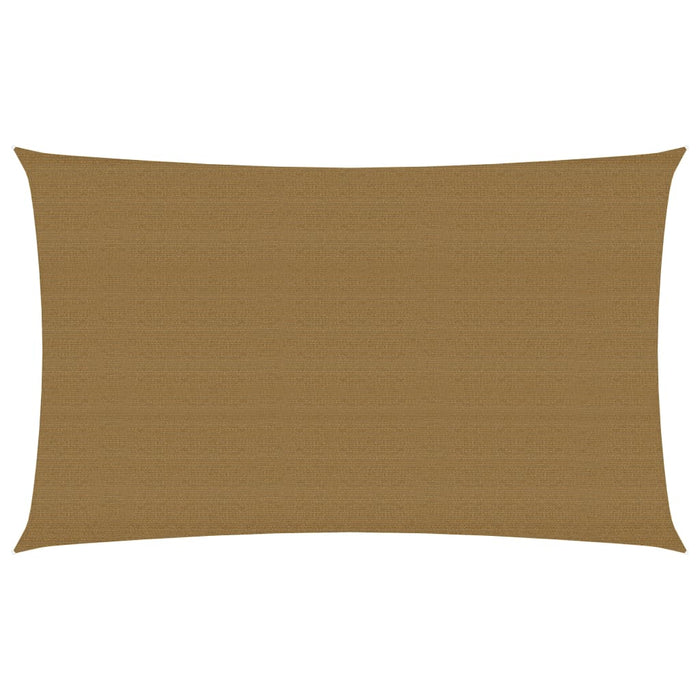 vidaXL Sunshade Sail 160 g/m² Taupe 2x5 m HDPE