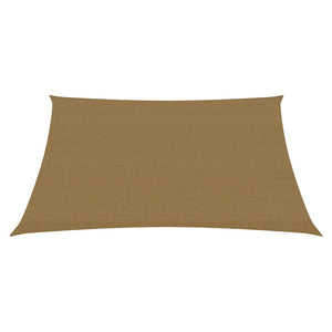 vidaXL Sunshade Sail 160 g/m² Taupe 2.5x3 m HDPE