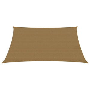 vidaXL Sunshade Sail 160 g/m² Taupe 2.5x4 m HDPE