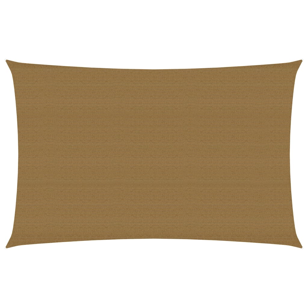 vidaXL Sunshade Sail 160 g/m² Taupe 5x7 m HDPE