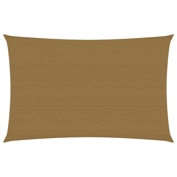 vidaXL Sunshade Sail 160 g/m² Taupe 5x7 m HDPE