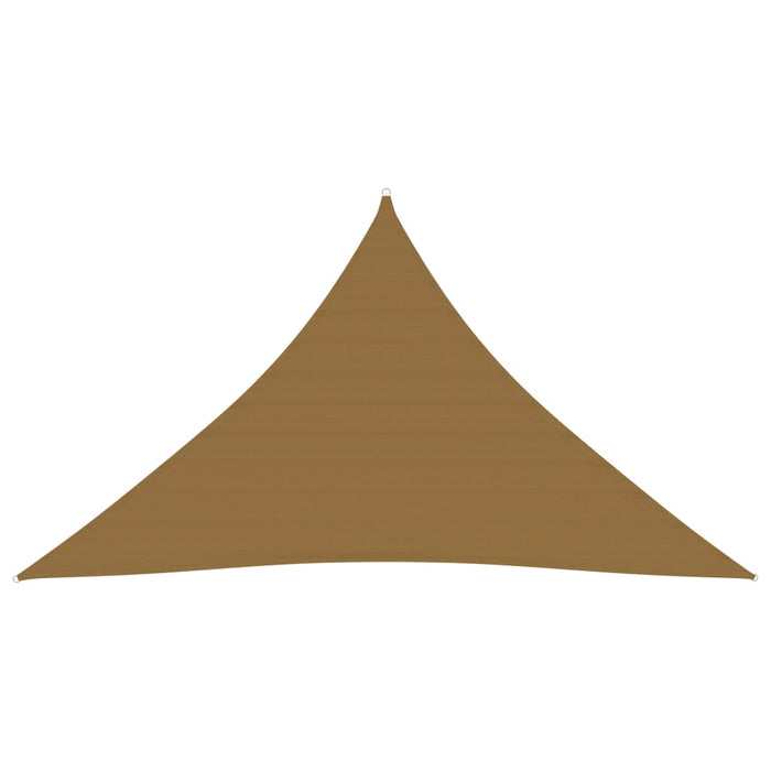 vidaXL Sunshade Sail 160 g/m² Taupe 5x5x6 m HDPE