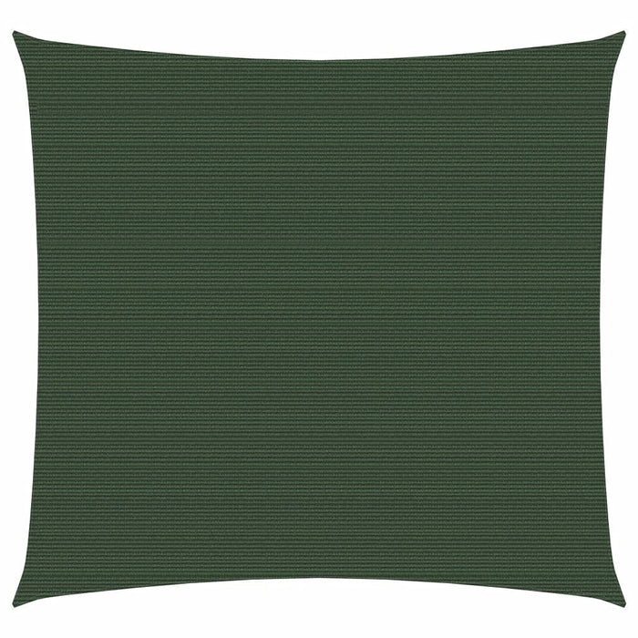 vidaXL Sunshade Sail 160 g/m² Dark Green 2x2 m HDPE