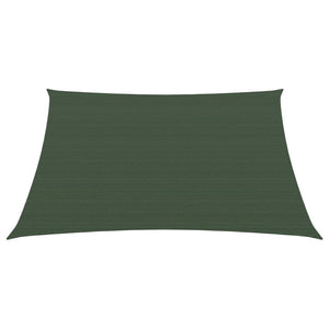 vidaXL Sunshade Sail 160 g/m² Dark Green 2x2 m HDPE