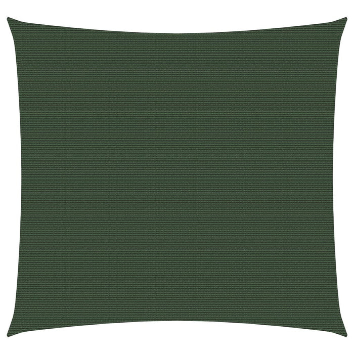 vidaXL Sunshade Sail 160 g/m² Dark Green 2.5x2.5 m HDPE