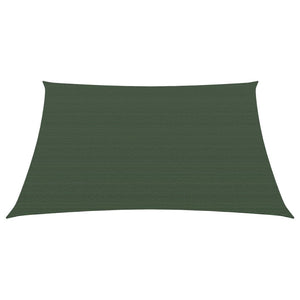 vidaXL Sunshade Sail 160 g/m² Dark Green 2.5x2.5 m HDPE