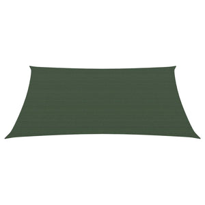 vidaXL Sunshade Sail 160 g/m² Dark Green 2x3 m HDPE