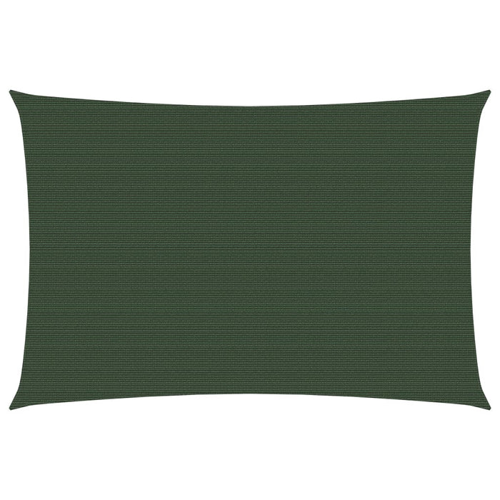 vidaXL Sunshade Sail 160 g/m² Dark Green 2.5x3.5 m HDPE