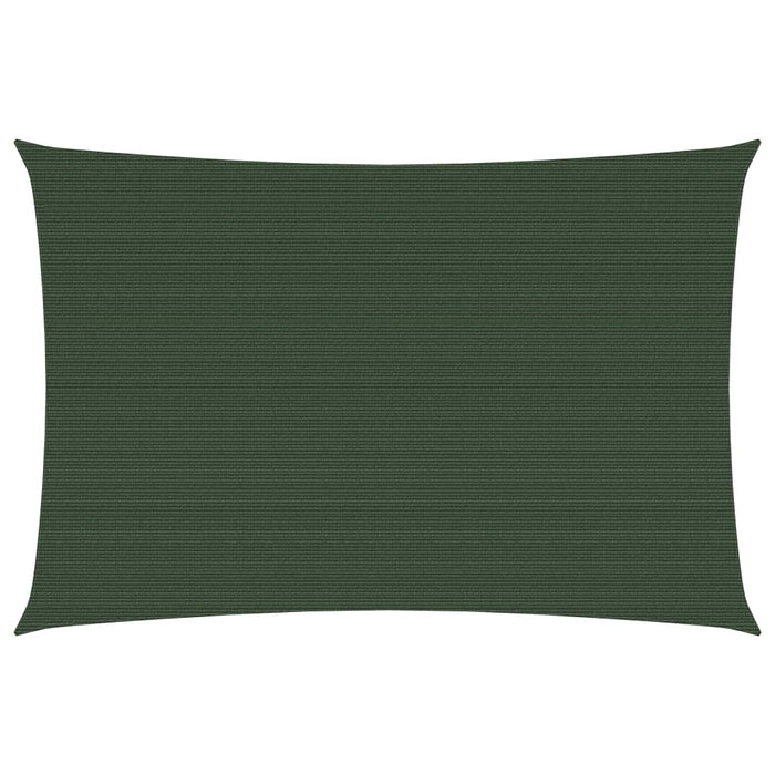 vidaXL Sunshade Sail 160 g/m² Dark Green 2.5x4 m HDPE