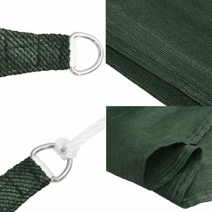 vidaXL Sunshade Sail 160 g/m² Dark Green 2.5x4.5 m HDPE