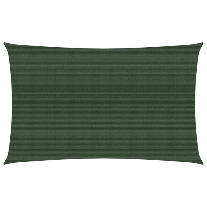 vidaXL Sunshade Sail 160 g/m² Dark Green 3x6 m HDPE