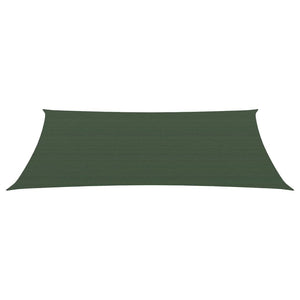 vidaXL Sunshade Sail 160 g/m² Dark Green 3x6 m HDPE