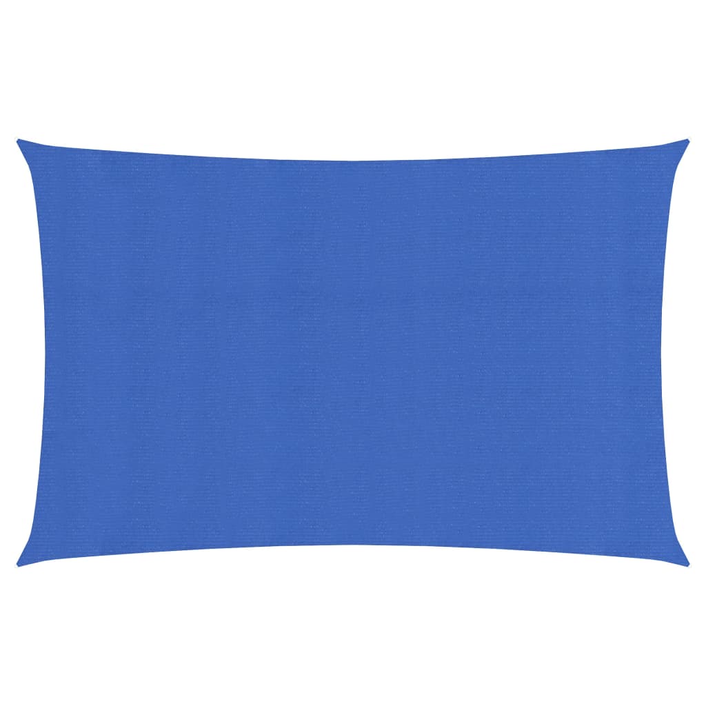 vidaXL Sunshade Sail 160 g/m² Blue 2x5 m HDPE