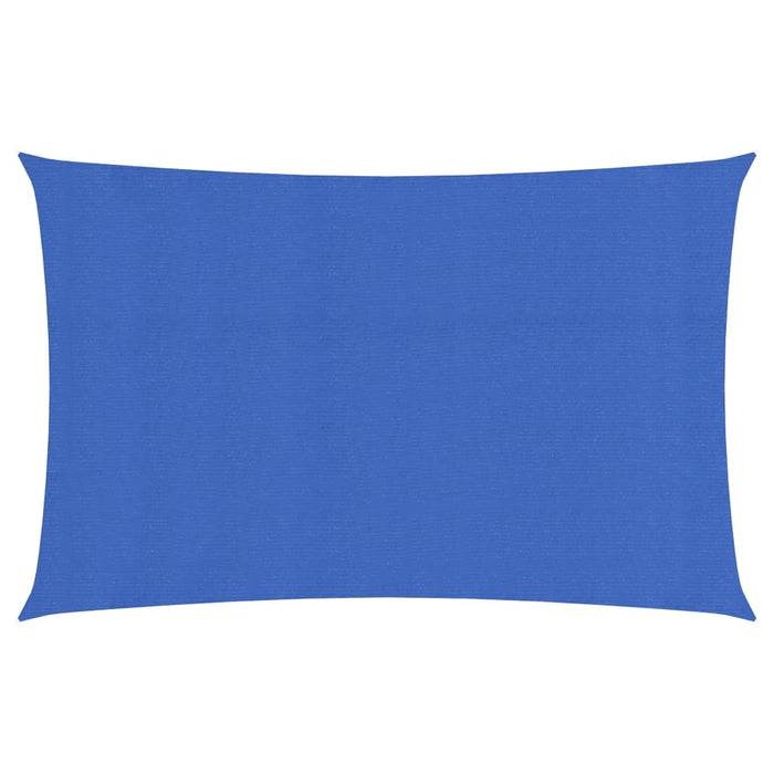 vidaXL Sunshade Sail 160 g/m² Blue 2x5 m HDPE