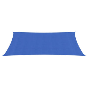 vidaXL Sunshade Sail 160 g/m² Blue 2x5 m HDPE