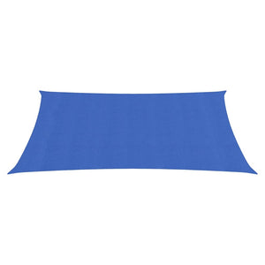 vidaXL Sunshade Sail 160 g/m² Blue 2.5x4 m HDPE