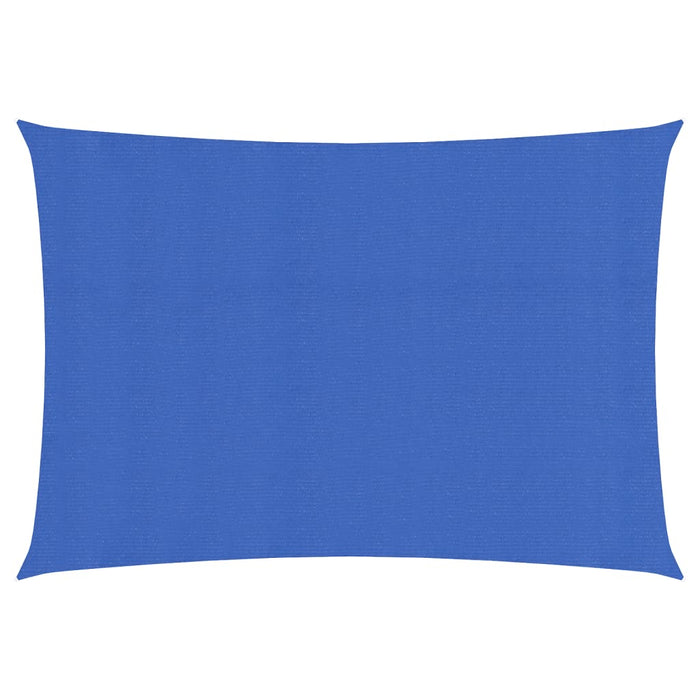 vidaXL Sunshade Sail 160 g/m² Rectangular Blue 2.5x5 m HDPE