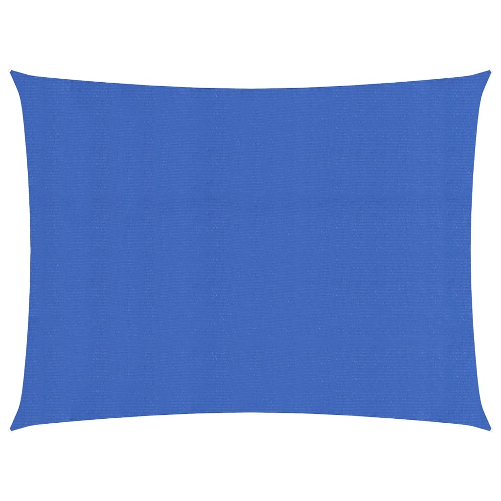 vidaXL Sunshade Sail 160 g/m² Rectangular Blue 3x4 m HDPE