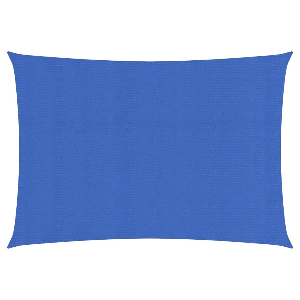 vidaXL Sunshade Sail 160 g/m² Rectangular Blue 3.5x5 m HDPE