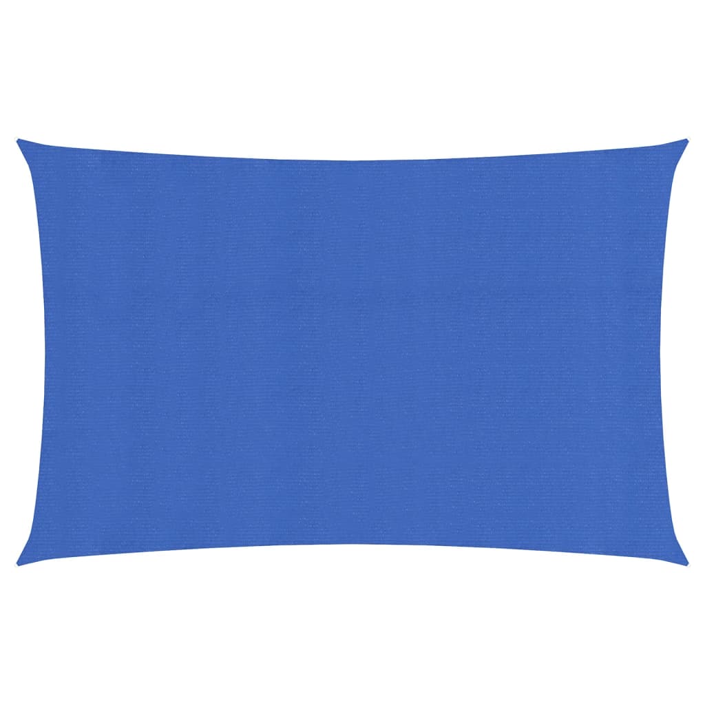 vidaXL Sunshade Sail 160 g/m² Rectangular Blue 4x7 m HDPE