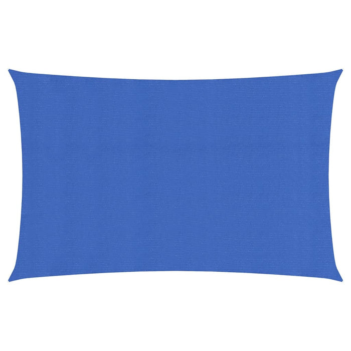 vidaXL Sunshade Sail 160 g/m² Rectangular Blue 4x7 m HDPE