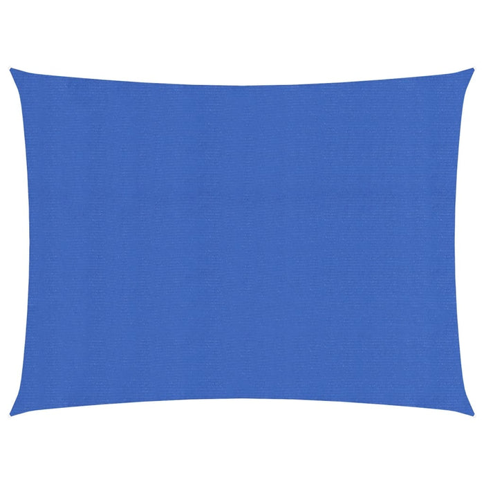 vidaXL Sunshade Sail 160 g/m² Rectangular Blue 5x6 m HDPE