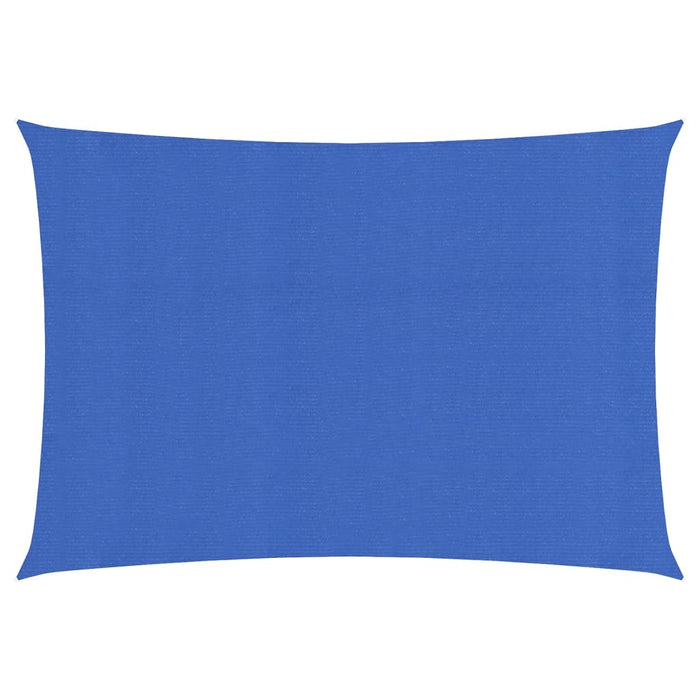 vidaXL Sunshade Sail 160 g/m² Rectangular Blue 6x8 m HDPE