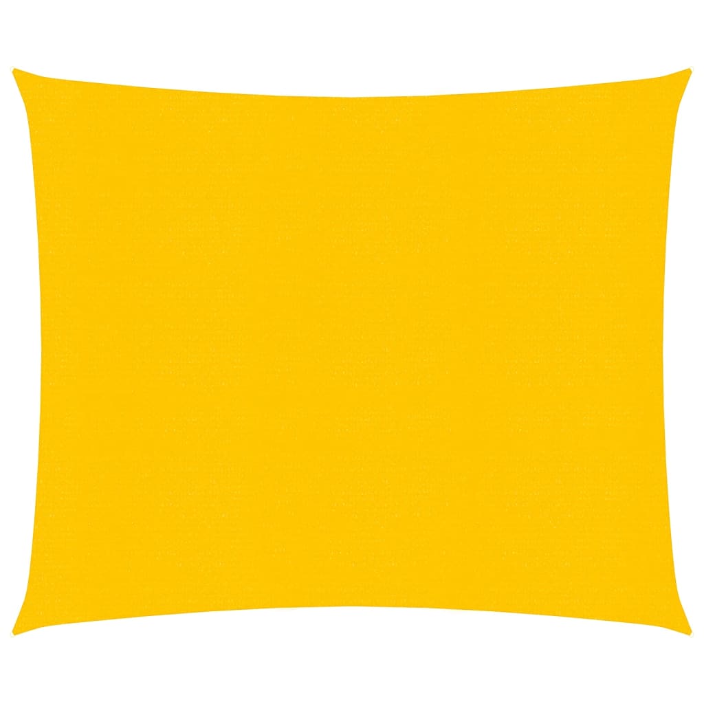 vidaXL Sunshade Sail 160 g/m² Square Yellow 4x4 m HDPE